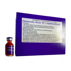 Флюоресцит Fluorescein Alcon 10% (Флуоресцеин натрия) р-р для ин. 100мг/мл 5мл №1 в Москве и области фото