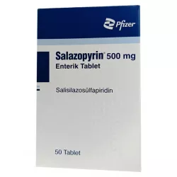 Салазопирин Pfizer табл. 500мг №50 в Москве и области фото