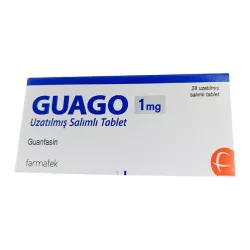 Гуанфацин Гуаго Guago : аналог Эстулик таб. 1мг N28 в Москве и области фото