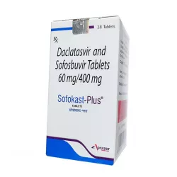 Софокаст Плюс (Sofokast Plus) Софосбувир Даклатасвир Aprazer 400мг 60мг таб. №28 в Москве и области фото