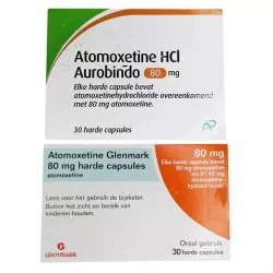 Атомоксетин 80 мг Европа :: Аналог Когниттера :: Glenmark / Aurobindo капс. №30 фото