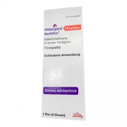 Мунджаро 15 мг / доза 4 дозы :: Тирзепатид Mounjaro KwikPen в Москве и области фото