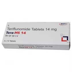 Терифлуномид (Абаджио аналог) 14мг Teru MS таб. №30 в Москве и области фото
