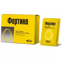Фертина Инозит и Фолиевая кислота пак.саше 3г 30шт в Москве и области фото