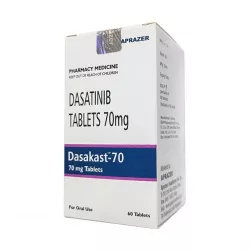 Дазатиниб (Dasakast) :: полный аналог Спрайсел :: таб. 70мг №60 в Москве и области фото